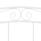 vidaXL Giroletto Bianco in Metallo 200x200 cm vidaXL Giroletto Bianco in Metallo 200x200 cm