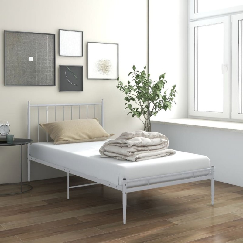 Giroletto Bianco in Metallo 90x200 cm Giroletto Bianco in Metallo 90x200 cm