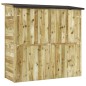 Capanno Attrezzi da Giardino in Pino Impregnato 182x76x175 cm Capanno Attrezzi da Giardino in Pino Impregnato 182x76x175 cm