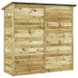 Capanno Attrezzi da Giardino in Pino Impregnato 182x76x175 cm Capanno Attrezzi da Giardino in Pino Impregnato 182x76x175 cm