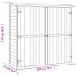 Capanno Attrezzi da Giardino in Pino Impregnato 182x76x175 cm Capanno Attrezzi da Giardino in Pino Impregnato 182x76x175 cm