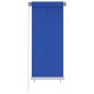 Tenda a Rullo per Esterni 60x140 cm Blu HDPE Tenda a Rullo per Esterni 60x140 cm Blu HDPE