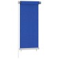 Tenda a Rullo per Esterni 60x140 cm Blu HDPE Tenda a Rullo per Esterni 60x140 cm Blu HDPE