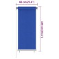 Tenda a Rullo per Esterni 60x140 cm Blu HDPE Tenda a Rullo per Esterni 60x140 cm Blu HDPE