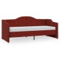 Dormeuse con Materasso USB Rosso Vino in Tessuto 90x200 cm Dormeuse con Materasso USB Rosso Vino in Tessuto 90x200 cm