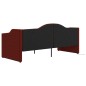 Dormeuse con Materasso USB Rosso Vino in Tessuto 90x200 cm Dormeuse con Materasso USB Rosso Vino in Tessuto 90x200 cm