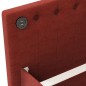 Dormeuse con Materasso USB Rosso Vino in Tessuto 90x200 cm Dormeuse con Materasso USB Rosso Vino in Tessuto 90x200 cm