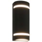 Lampade da Parete da Esterno 2 pz 35 W Nere Semicircolari Lampade da Parete da Esterno 2 pz 35 W Nere Semicircolari
