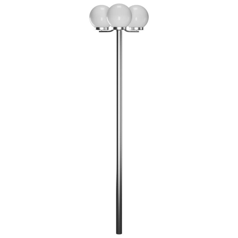 Lampione da Giardino con 3 Lampade 220 cm Lampione da Giardino con 3 Lampade 220 cm