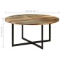 Tavolo da Pranzo 150x75 cm in Legno Massello di Recupero Tavolo da Pranzo 150x75 cm in Legno Massello di Recupero