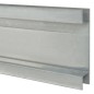 Pali per Recinzione da Giardino 10 pz Argento 200 cm in Acciaio Pali per Recinzione da Giardino 10 pz Argento 200 cm in Acciaio