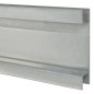 Pali per Recinzione da Giardino 20 pz Argento 240 cm in Acciaio Pali per Recinzione da Giardino 20 pz Argento 240 cm in Acciaio