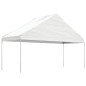 Gazebo con Tetto Bianco 20,07x5,88x3,75 m in Polietilene Gazebo con Tetto Bianco 20,07x5,88x3,75 m in Polietilene