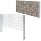 Pali per Recinzione da Giardino 20 pz Argento 160 cm in Acciaio Pali per Recinzione da Giardino 20 pz Argento 160 cm in Acciaio