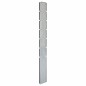 Pali per Recinzione da Giardino 40 pz Argento 180 cm in Acciaio Pali per Recinzione da Giardino 40 pz Argento 180 cm in Acciaio