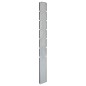 Pali per Recinzione da Giardino 10 pz Argento 180 cm in Acciaio Pali per Recinzione da Giardino 10 pz Argento 180 cm in Acciaio