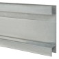 Pali per Recinzione da Giardino 30 pz Argento 220 cm in Acciaio Pali per Recinzione da Giardino 30 pz Argento 220 cm in Acciaio