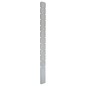 Pali per Recinzione da Giardino 30 pz Argento 280 cm in Acciaio Pali per Recinzione da Giardino 30 pz Argento 280 cm in Acciaio