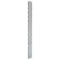 Pali per Recinzione da Giardino 40 pz Argento 260 cm in Acciaio Pali per Recinzione da Giardino 40 pz Argento 260 cm in Acciaio