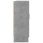 Libreria Grigio Cemento 82,5x30,5x80 cm in Truciolato Libreria Grigio Cemento 82,5x30,5x80 cm in Truciolato