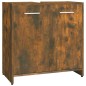 Armadietto Bagno Rovere Fumo 60x33x60 cm in Legno Multistrato Armadietto Bagno Rovere Fumo 60x33x60 cm in Legno Multistrato