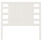 Testiera per Letto Bianca 96x4x100 cm in Legno Massello di Pino Testiera per Letto Bianca 96x4x100 cm in Legno Massello di Pino