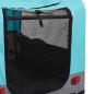 Rimorchio Bici per Animali Carrello Jogging Blu e Grigio Rimorchio Bici per Animali Carrello Jogging Blu e Grigio