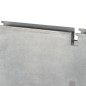 Pali per Recinzione da Giardino 10 pz Argento 240 cm in Acciaio Pali per Recinzione da Giardino 10 pz Argento 240 cm in Acciaio