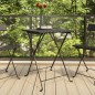 Tavolo Pieghevole da Bistrò Nero 55x54x71 cm Polyrattan Tavolo Pieghevole da Bistrò Nero 55x54x71 cm Polyrattan