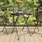 Tavolo Pieghevole da Bistrò Marrone 55x54x71 cm Polyrattan Tavolo Pieghevole da Bistrò Marrone 55x54x71 cm Polyrattan