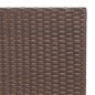 Tavolo Pieghevole da Bistrò Marrone 55x54x71 cm Polyrattan Tavolo Pieghevole da Bistrò Marrone 55x54x71 cm Polyrattan