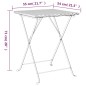 Tavolo Pieghevole da Bistrò Marrone 55x54x71 cm Polyrattan Tavolo Pieghevole da Bistrò Marrone 55x54x71 cm Polyrattan