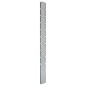 Pali per Recinzione da Giardino 40 pz Argento 240 cm in Acciaio Pali per Recinzione da Giardino 40 pz Argento 240 cm in Acciaio