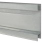 Pali per Recinzione da Giardino 40 pz Argento 240 cm in Acciaio Pali per Recinzione da Giardino 40 pz Argento 240 cm in Acciaio
