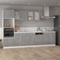 Armadio con Cassetto Grigio Cemento 80x46x81,5 cm in Truciolato Armadio con Cassetto Grigio Cemento 80x46x81,5 cm in Truciolato
