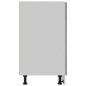 Armadio con Cassetto Grigio Cemento 80x46x81,5 cm in Truciolato Armadio con Cassetto Grigio Cemento 80x46x81,5 cm in Truciolato