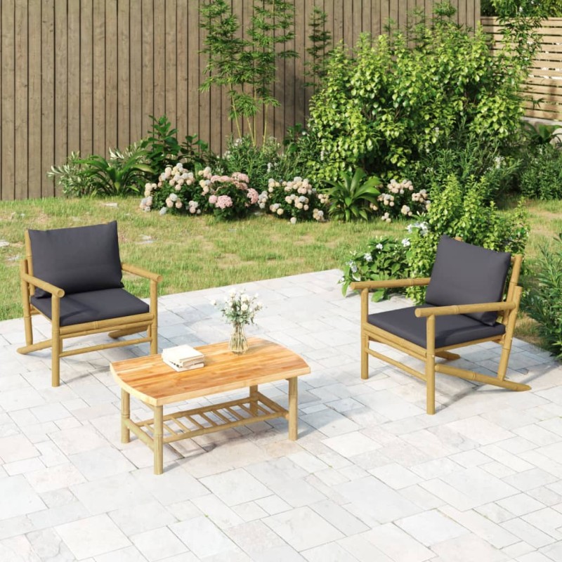 Tavolino da Giardino 90x55x37 cm in Bambù Tavolino da Giardino 90x55x37 cm in Bambù