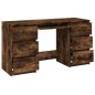 Scrivania Rovere Fumo 140x50x77 cm in Legno Multistrato Scrivania Rovere Fumo 140x50x77 cm in Legno Multistrato