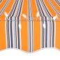 Tenda da Sole Retrattile Manuale con LED 250 cm Gialla e Blu Tenda da Sole Retrattile Manuale con LED 250 cm Gialla e Blu