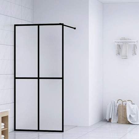 vidaXL Cabina Doccia con Schermo in Vetro Temperato Glassato 118x190cm
