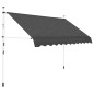 vidaXL Tenda da Sole Retrattile Manuale 250 cm Antracite vidaXL Tenda da Sole Retrattile Manuale 250 cm Antracite