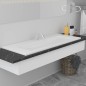 Lavabo da Incasso 101x39,5x18,5 cm in Ceramica Bianco Lavabo da Incasso 101x39,5x18,5 cm in Ceramica Bianco