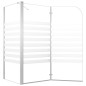 Cabina da Bagno 120x68x130 cm in Vetro Temperato a Righe Cabina da Bagno 120x68x130 cm in Vetro Temperato a Righe