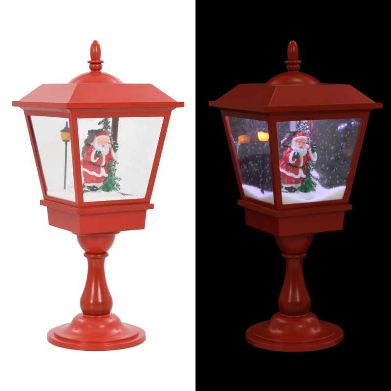 Lampada Natalizia a Piedistallo con Babbo Natale 64 cm LED Lampada Natalizia a Piedistallo con Babbo Natale 64 cm LED