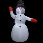 vidaXL Pupazzo di Neve Natalizio Gonfiabile con LED IP44 600cm XXL vidaXL Pupazzo di Neve Natalizio Gonfiabile con LED IP44 600cm XXL