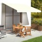 Tessuto di Ricambio per Tenda da Sole Crema 4x3,5 m Tessuto di Ricambio per Tenda da Sole Crema 4x3,5 m