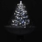 Albero di Natale con Nevicata e Base ad Ombrello Nero 75 cm PVC Albero di Natale con Nevicata e Base ad Ombrello Nero 75 cm PVC