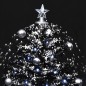 Albero di Natale con Nevicata e Base ad Ombrello Nero 75 cm PVC Albero di Natale con Nevicata e Base ad Ombrello Nero 75 cm PVC
