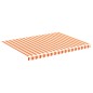 Tessuto di Ricambio per Tenda da Sole Giallo e Arancio 4x3 m Tessuto di Ricambio per Tenda da Sole Giallo e Arancio 4x3 m