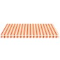 Tessuto di Ricambio per Tenda da Sole Giallo e Arancio 4x3 m Tessuto di Ricambio per Tenda da Sole Giallo e Arancio 4x3 m